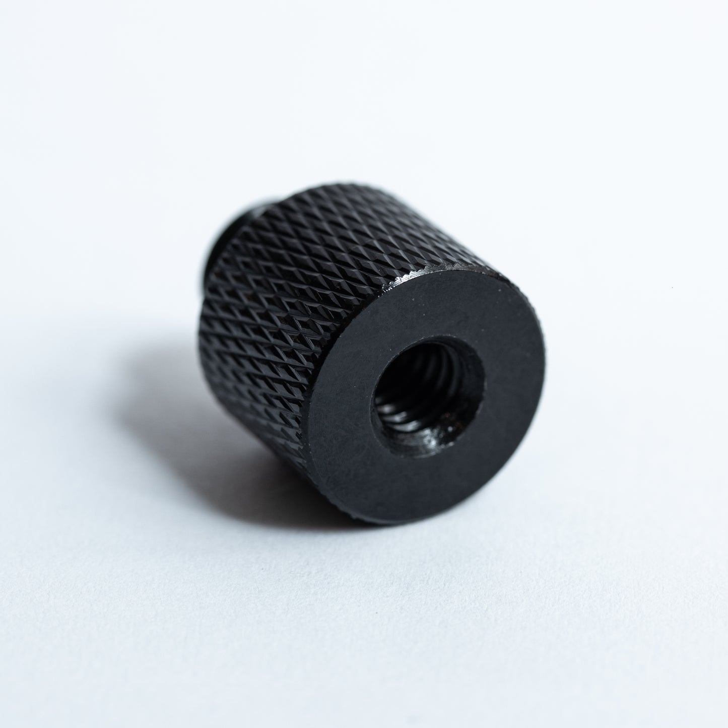 3/8" to 1/4" Thread Adaptor - Knurled