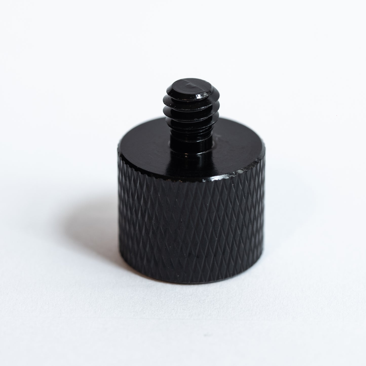 3/8" to 1/4" Thread Adaptor - Knurled