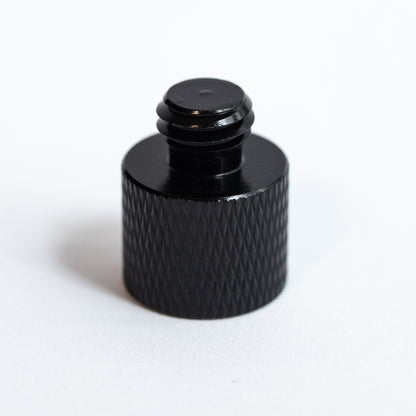 3/8" to 1/4" Thread Adaptor - Knurled